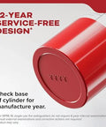 Base of Multi Purpose Fire Extinguisher 1A10BC For Home Office Dorm And Residential Use All Metal Construction Compact And Lightweight Fire Protection