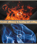 4 Pack 12 x 9 Inch Welding Blankets Set Fireproof Heat Resistant Soldering Mats for Copper Pipe Brazing and Repairs shown with heat effects