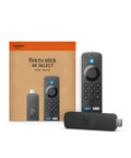 Fire TV Stick 4K Select Streaming Device with HDR10 Plus and AI Powered Search, Alexa remote, and packaging front view
