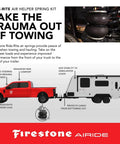Rear Air Springs Kit For Silverado Sierra 1500 2007 2018 And 2019 Light Duty Models Only Beefed Up Ride Quality With 5 To 100 PSI And 5000 Pound Load Capacity Easy Install Heavy Duty Truck Suspension