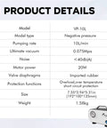 Product details of Powerful 10 Liters Per Minute Portable Lab Vacuum Pump Oil Free Diaphragm Filtration System for Lightning Fast Filtration