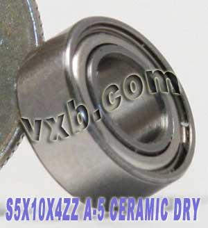 VXB Fishing Ceramic Dry Bearing 5x10x4 Shielded ABEC-5 Bearings