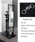 Tension test of Heavy Duty Ball Bearing Swivel Connector Set For Saltwater And Freshwater Fishing 25 Pieces 31 Lb Rating