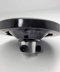 Side view of Five Inch Handwheel With Half Inch Bore for Drill Press, phenolic body with aluminum core, reinforced by AL6061.