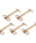 5 Pack Beefy 251540 Hitch Pin 30281E1, 3 Quarter Inch Diameter, Six And A Quarter Inch Usable Length, shown in a group