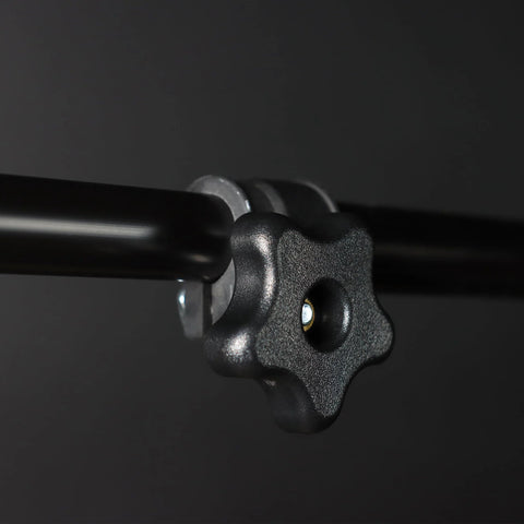 Five Sixteenth Inch Internal Threaded Clamping Knob for T Track Jigs and Fixtures, plastic star knob securing rod, side view
