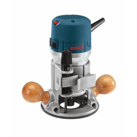 Bosch 1617EVS Fixed Base Router 2.25 HP 12 Amp Variable Speed 8000 to 25000 RPM for precise edge work and mortising