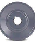 Front view of Fixed Bore Five Eighths Inch V-Belt Pulley With 1 Groove Standard Pulley For 3.45 Inch Outer Diameter