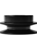 Side view of 2.5 Inch OD Fixed Bore V Belt Pulley With 7/8 Inch Bore Single Groove Cast Iron Anticorrosion Durable Design MinerGuy AK2578