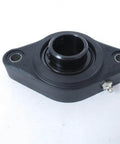 Link-Belt Flange Bearing One And One Quarter Inch Internal Diameter Two Bolt Mount Rexnord KFXS2E20DC, black housing