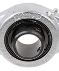 Front view of Link Belt FX3S2E20EK75 One And One Quarter Inch Flange Block Ball Bearing with cast iron housing