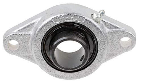 Front view of Link Belt FX3S2E20EK75 One And One Quarter Inch Flange Block Ball Bearing with cast iron housing