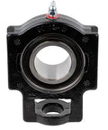 Front view of Heavy Duty Flange Block Ball Bearing With One And A Quarter Inch Shaft Built To Last Thanks To Interchangeable Cast Iron Housing Rexnord Link-Belt FB3S220E Industrial Grade Bearing