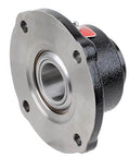 Flange Block Spherical Roller Bearing 2 3/16 Inch FB22435H Rexnord Link Belt Cast Iron Housing, engineered seals visible