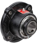 Flange Block Spherical Roller Bearing 2 3/16 Inch FB22435H Rexnord Link Belt Cast Iron Housing With Engineered Seals And Setscrew