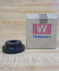 Image of a TB Woods 3J58 Flange Coupling Five Eighth Inch Bore Two And One Sixteenth Inch Outer Diameter Carbon Steel Hub Sleeve.