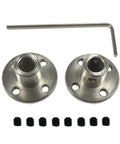 2 Pack 6mm Flange Couplings with M3 Screws and Wrench for DIY Shaft Assembly ideal for RC Models and Robotics Projects