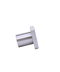 Side view of Square Flange Linear Bearing Set LMK12UU 12x21x30mm 2Pcs made from high quality bearing steel for CNC machines and 3D printers.