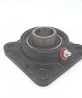 Flange Mount Ball Bearing With 1.1875 Inch Bore Set Screw Locking Model F3U219N For Heavy Duty Machinery Industrial Grade Rexnord Bearing