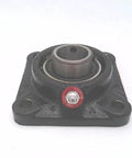 Flange Mount Ball Bearing With 1.1875 Inch Bore Set Screw Locking Model F3U219N For Heavy Duty Machinery Industrial Grade Rexnord Bearing