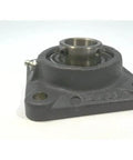 Flange Mount Ball Bearing With 1.1875 Inch Bore Set Screw Locking Model F3U219N for heavy duty machinery industrial grade.