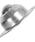 Flange-mounted ball transfer bearing from Sixteen Piece Five Eighth Inch Ball Transfer Bearings Set Flange Mounted Carbon Steel Heavy Duty 360 Degree Rotation Universal Rotation Ball Transfer Units For Conveyor Roller Stand Transmission And Load Support Up To Thirty Three Pounds.