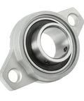 Flange Mounted Pillow Block Bearing KPL005 Set Of 4, 25mm Bore Self Aligning Zinc Alloy Plummer Block for 25mm Diameter Shaft