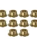 Ten Pieces Flange Sleeve Bearings 8mm Bore 12mm Outer Diameter 8mm Length With 16mm Flange Diameter And 2mm Flange Thickness