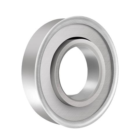 4 Pack Flanged Ball Bearings With Five Eighths Inch Bore And One And Three Eighths Inch Outer Diameter For Lawn Mowers, Wheelbarrows