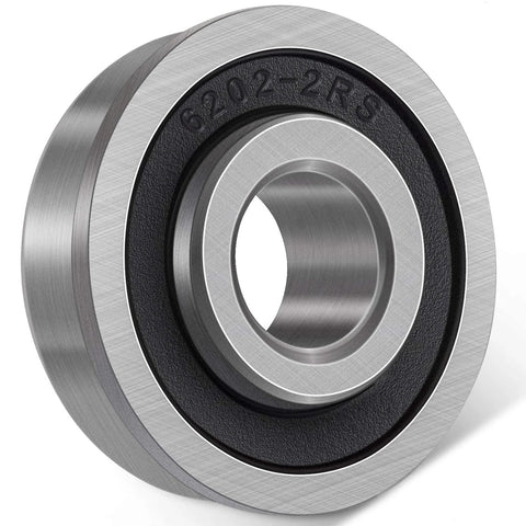 Close-up of 10 Pack Flanged Ball Bearings Five Eighths Inch By One And Three Eighths Inch By One Half Inch Pre Lubricated