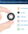 10 Pack Flanged Ball Bearings Five Eighths Inch By One And Three Eighths Inch By One Half Inch Pre Lubricated Must Have For Lawn Mowers