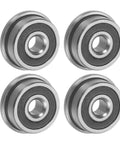 Four-piece Flanged Ball Bearing F6232RS 3x10x4mm double sealed chrome steel ABEC1 bearings with durable GCr15 race