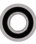 Close-up view of a 4 pack flanged ball bearing with 1/2 inch bore and 1-3/8 inch outer diameter for lawn mowers and carts by XiKe.