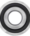 Close-up of a Premium 10 Pack Flanged Ball Bearings For 3/4 Inch Shafts And 1-3/8 Inch Hubs With Dual Seals Deep Groove Wheel Bearings