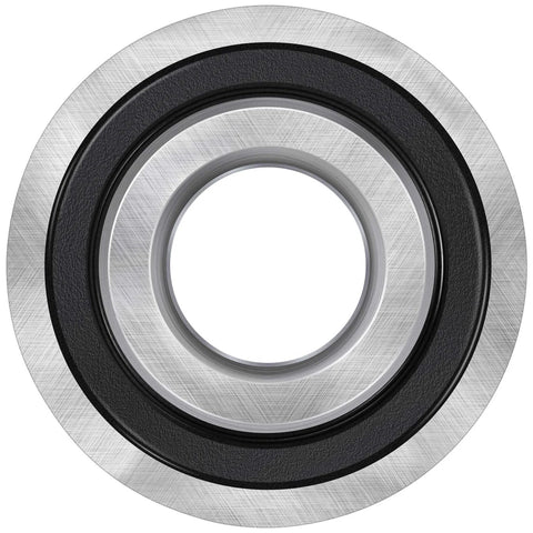 Close-up of a Premium 10 Pack Flanged Ball Bearings For 3/4 Inch Shafts And 1-3/8 Inch Hubs With Dual Seals Deep Groove Wheel Bearings