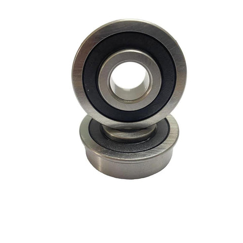 10 Pack Flanged Ball Bearings Half Inch Bore By One And Three Eighths Inch Outer Diameter For Lawn Mowers Hand Trucks Wheel Hubs Carts