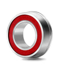 Heavy Duty Flanged Ball Bearings Set By XiKe, 4 Pcs, 3/4 Inch ID, 1-3/8 Inch OD, galvan steel