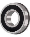 Flanged Ball Bearings One Half Inch Bore One And One Eighth Inch Outer Diameter One Half Inch Wide Sealed Chrome Steel Workhorse For Lawn Mowers