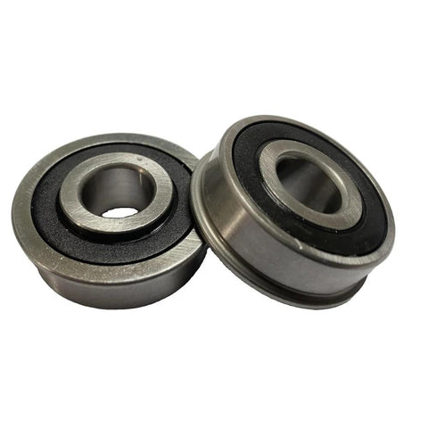 10 Pack Flanged Ball Bearings Half Inch Bore By One And Three Eighths Inch Outer Diameter For Lawn Mowers Hand Trucks Wheel Hubs Carts And Garden Gear