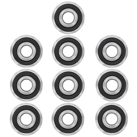 Flanged Ball Bearings Set Five Eighths Inch ID By Bonbo Ten Pack One And Three Eighths Inch OD Double Shielded