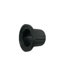 Replacement Flanged Caster Yoke Spindle Bushing M167267 for lawn tractors Eztrak mowers, black, side view
