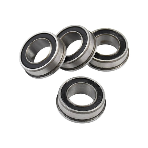 Flanged Deep Groove Ball Bearing 35x20x11mm Four Pack F6003-20/2RS replacement bearings displayed on a white background.