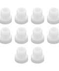 10 Pcs Flanged Sleeve Bearings M4 Bore 6mm OD 5mm Length POM Wrapped Oilless Bushings Nylon Bushings For Shaft