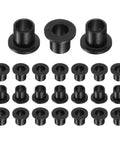 Flanged Nylon Sleeve Bearings 24 Pack ID 8mm OD 10.6mm Length 12mm Flange Diameter 16mm Flange Thickness 1.5mm Black