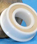 Flanged PTFE Sealed Miniature Ball Bearing 4x8x3 Pack of 10 - VXB Ball Bearings