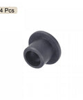 Flanged Sleeve Bearings 5mm Bore 7mm OD 7mm Length POM Self Lubricating Wrapped Oilless Bushings Black 4 Pieces