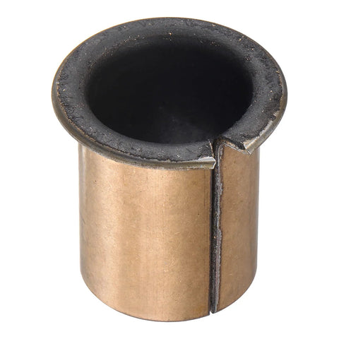 Flanged Sleeve Bearing 20mm Bore 23mm OD 30mm Length 30mm Flange Diameter One Point Five Millimeter Flange Thickness Oilless Bronze Coating