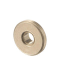 2 Pieces Flanged Sleeve Bearing 4mm X 8mm X 4mm POM Self Lubricating Oilless Bushing Gold Color for machinery close-up view