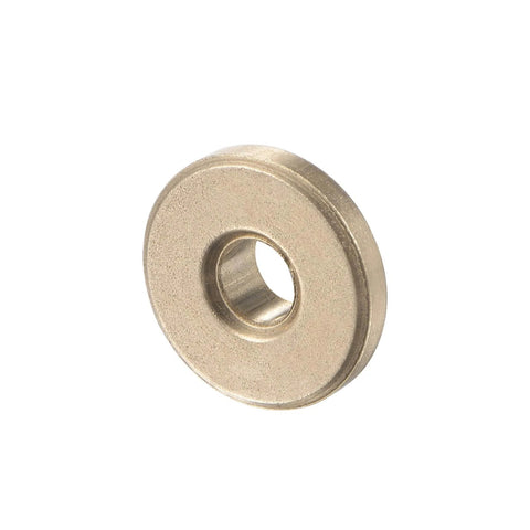 2 Pieces Flanged Sleeve Bearing 4mm X 8mm X 4mm POM Self Lubricating Oilless Bushing Gold Color for machinery close-up view