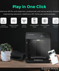 Dope High Speed Core XY 3D Printer With One Click Auto Printing, 600mm Per Second Travel, FlashForge Adventurer 5M Pro on table